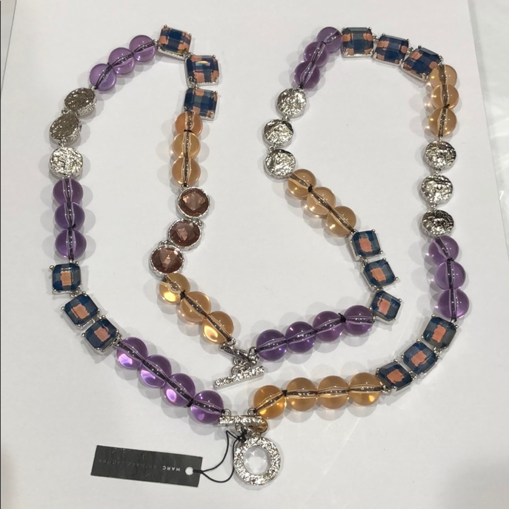 Marc By Marc Jacobs Long Beaded Crystal Necklace